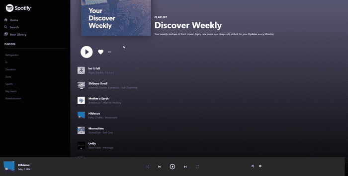 Spotify Playlists